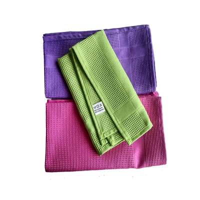 embossed fiber cloth oeko tex bath towel microfiber  40x40 tea  printing Wholesale Kitchen Towels